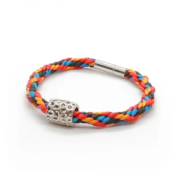 Bransoletka młodzieżowa pleciona 16cm