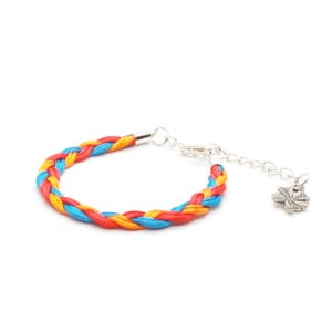 Bransoletka-z-zawieszka-koniczynka-charms-15-20cm