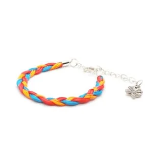 Bransoletka-z-zawieszka-koniczynka-charms-15-20cm