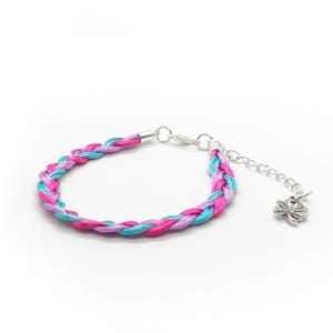 Bransoletka-z-zawieszka-koniczynka-charms-19-24cm