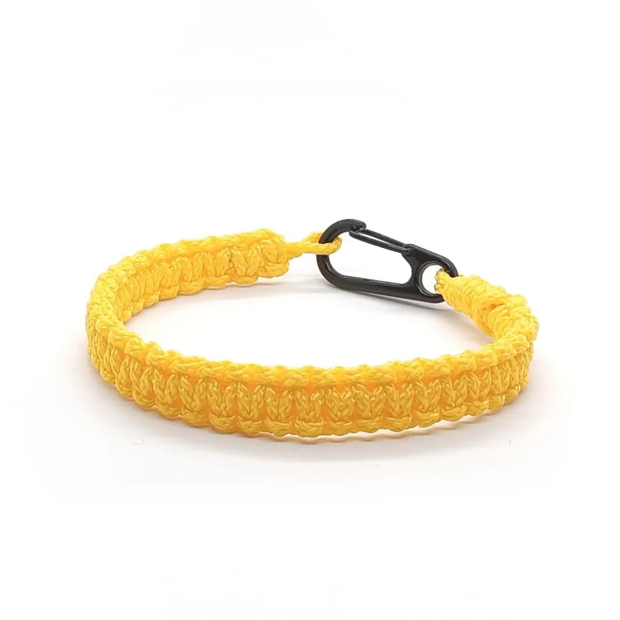 Survivalowa bransoletka żółta SUR09 -21cm- Linka GeoProp pływająca