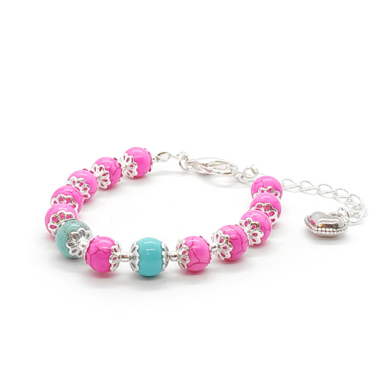 Bransoletka Howlit, Magnezyt 15-19cm KAM571