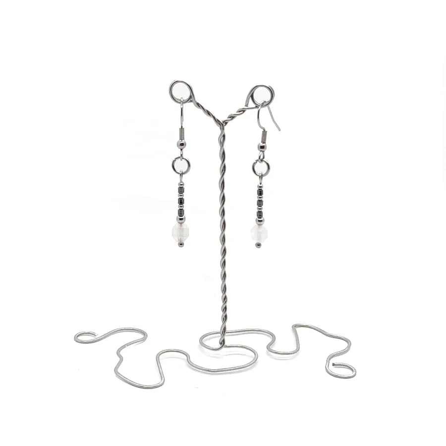 kolczyki-kwarc-rozowy-hematyt-stal-chirurgiczna