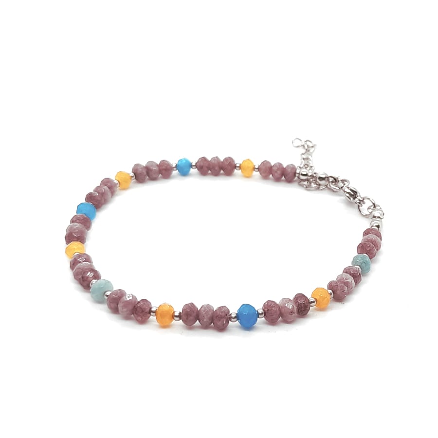 Bransoletka kamienie naturalne Jadeit 18-22cm KAM1369