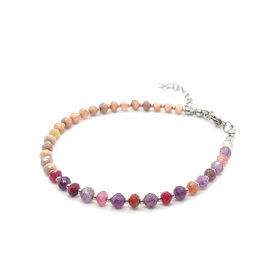 Bransoletka kamienie naturalne Jadeit 19-23cm KAM1372