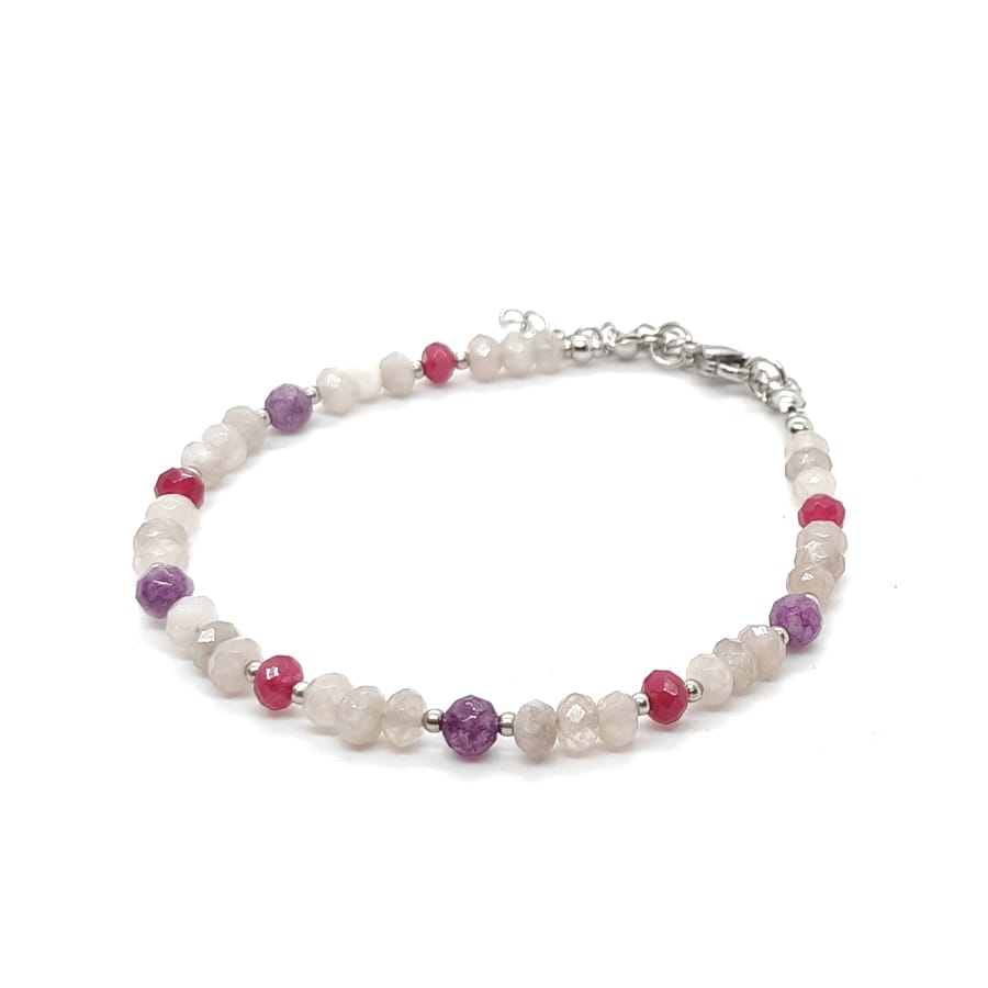 Bransoletka kamienie naturalne Jadeit 17-21cm KAM1373