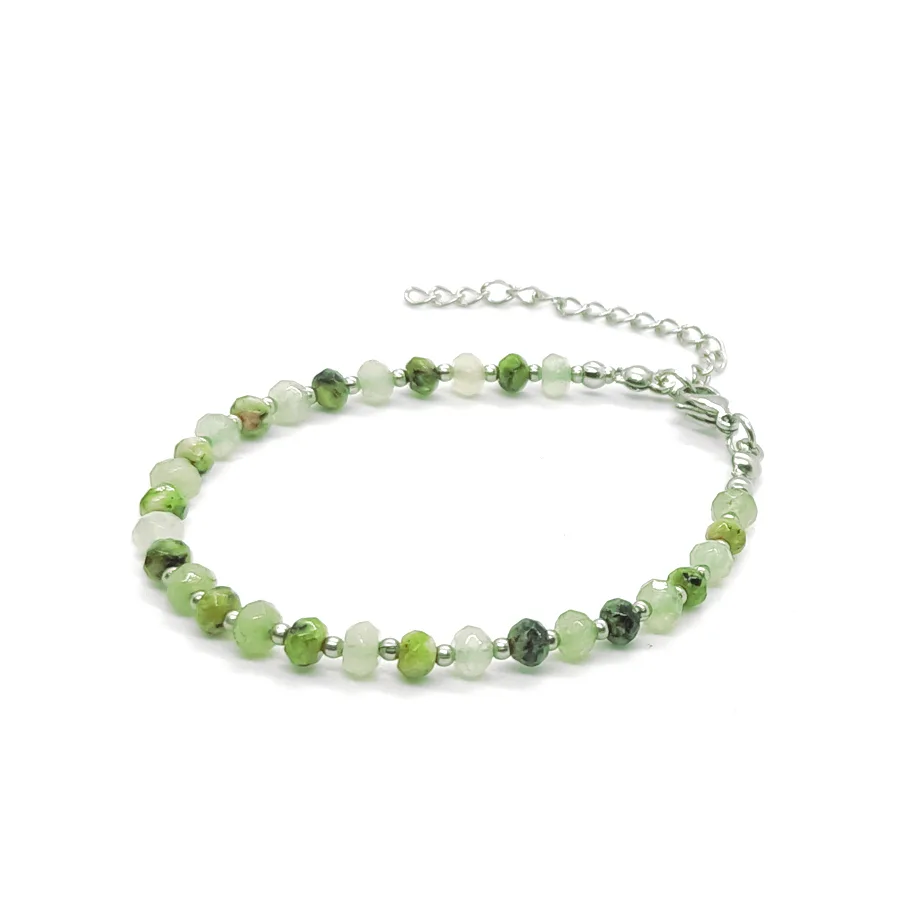 Bransoletka kamienie naturalne Jadeit 15-19cm KAM1375