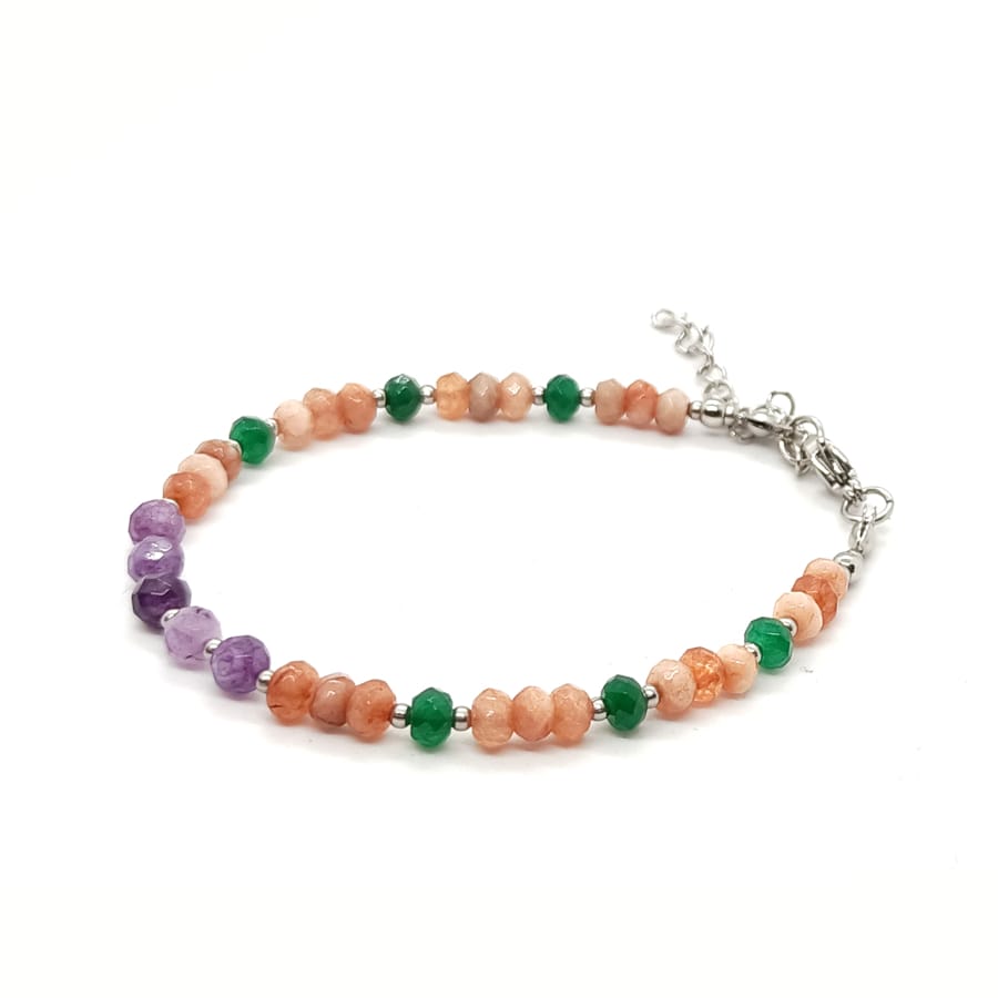 Bransoletka kamienie naturalne Jadeit 15-19cm KAM1375