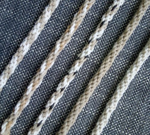 Bransoletki sznurek ręcznie plecione - sznurek bawełniany
